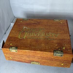 Vintage Scholastic 2001 Magic University Storage Trunk, Books Incomplete As Pics